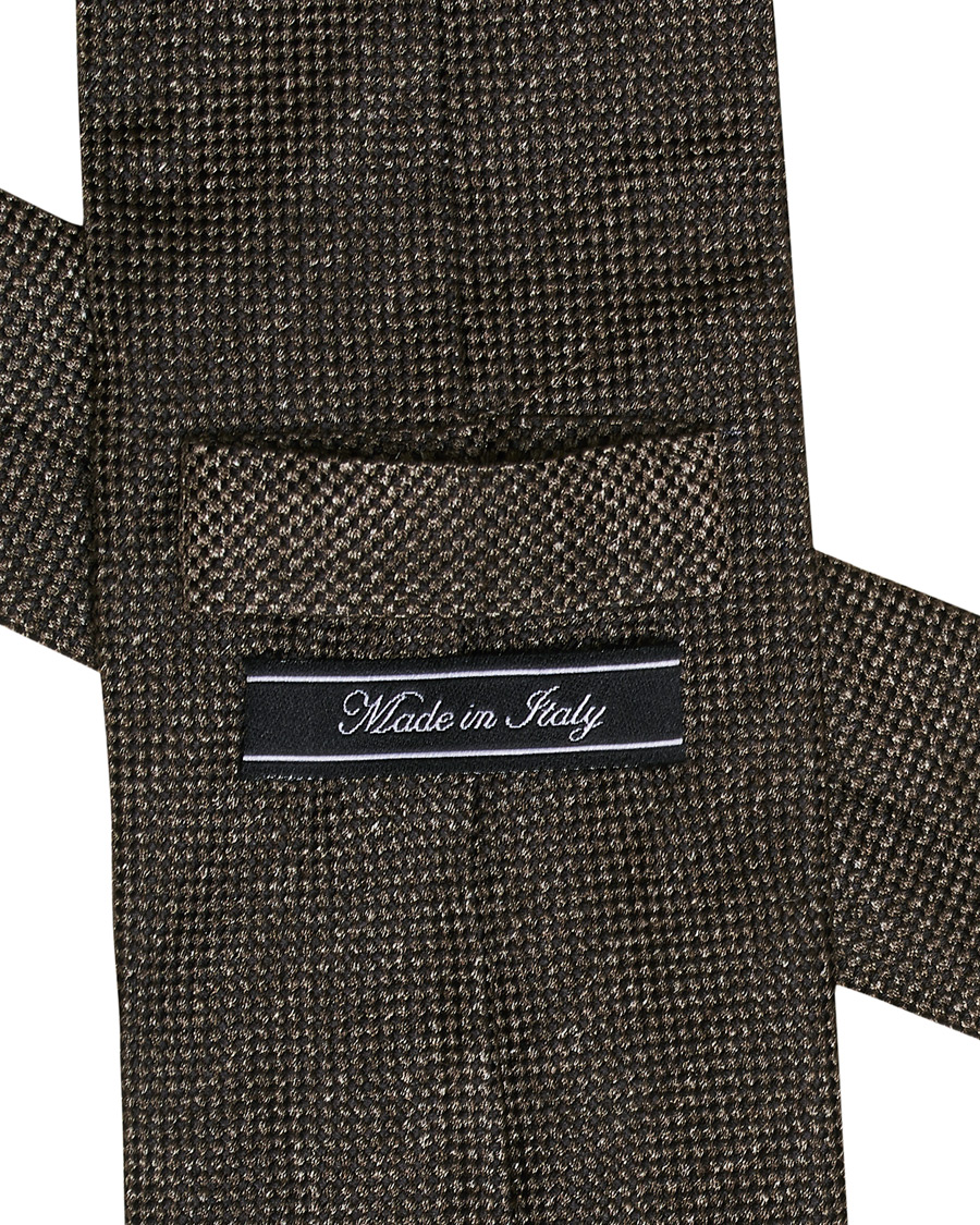 Homme | Tiger of Sweden Dolma Silk Tie Dark Honey | Tiger of Sweden | Dolma Silk Tie Dark Honey