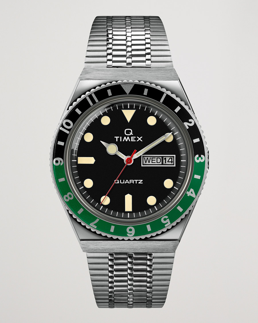Homme | Timex Q Reissue 1979 Black/Green | Timex | Q Reissue 1979 Black/Green
