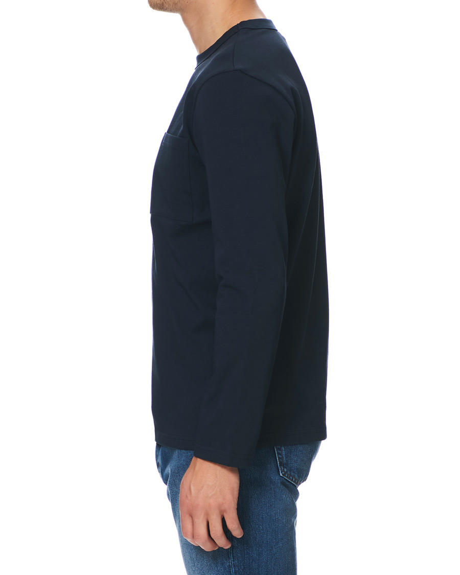 Homme | T-shirts | A Day's March | Heavy Long Sleeve Tee Navy