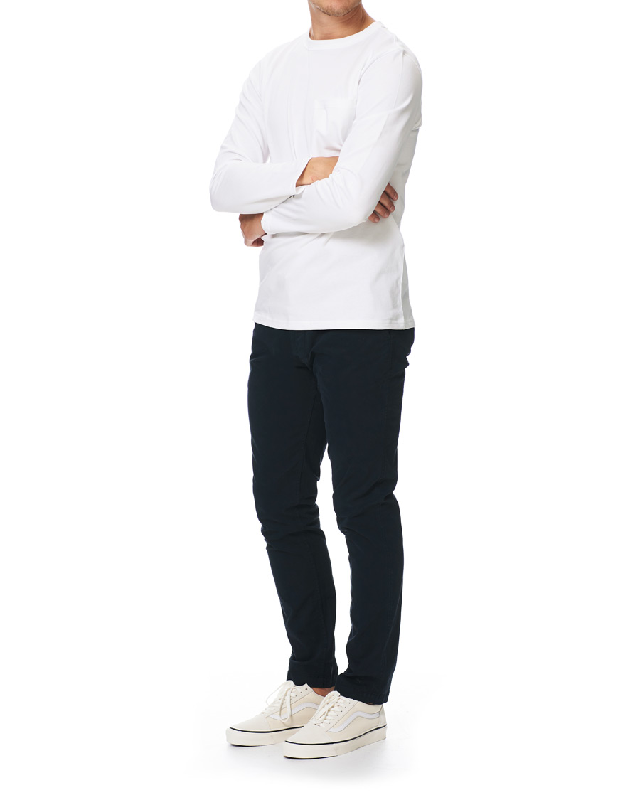 Homme | T-shirts | A Day's March | Heavy Long Sleeve Tee White