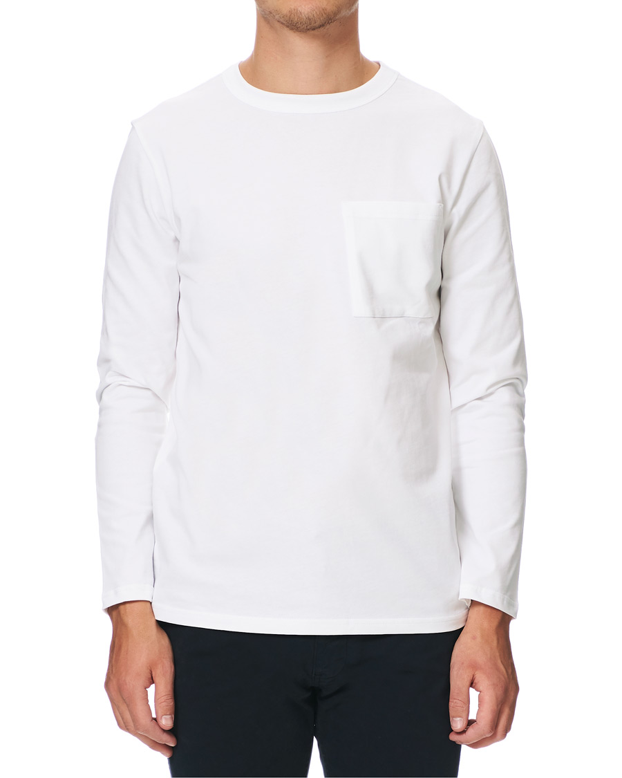 Homme | T-shirts | A Day's March | Heavy Long Sleeve Tee White