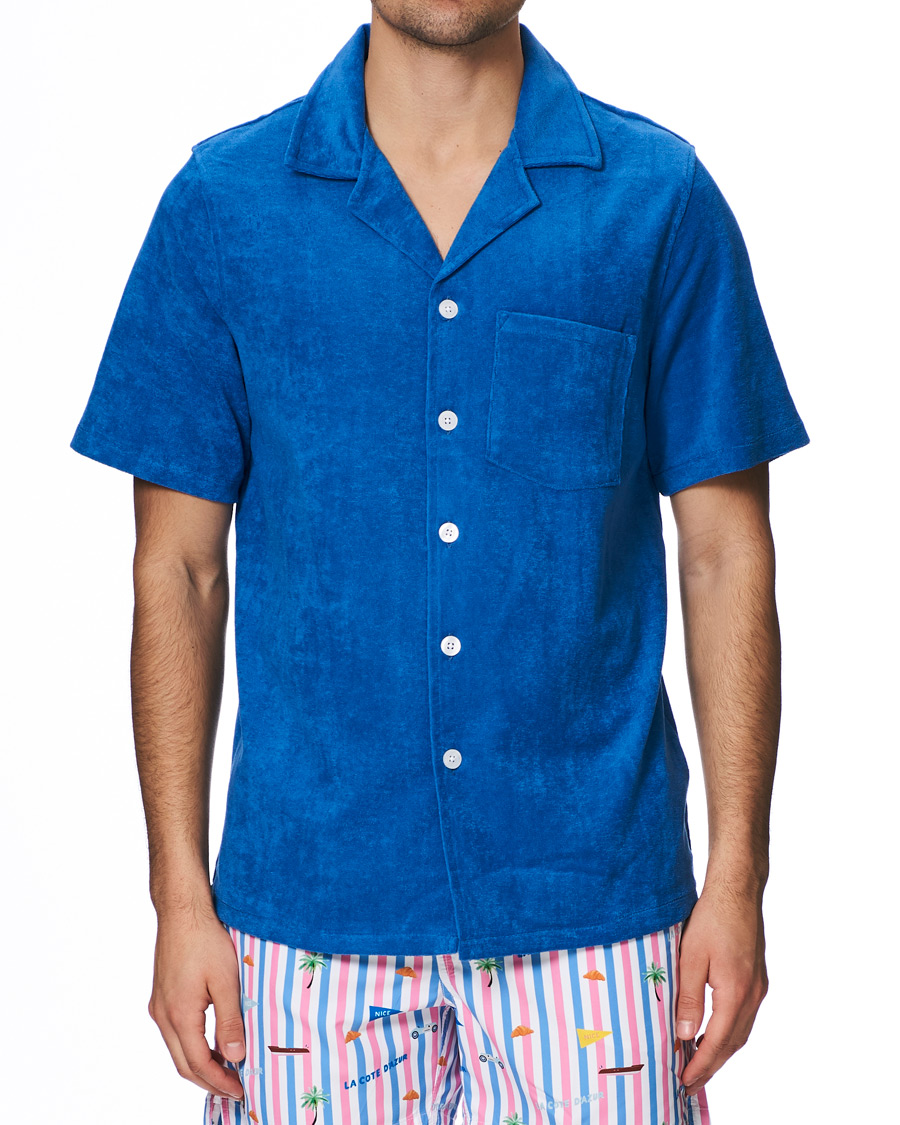 Homme | Chemises | NIKBEN | Bowling Terry Short Sleeve Shirt Aruba