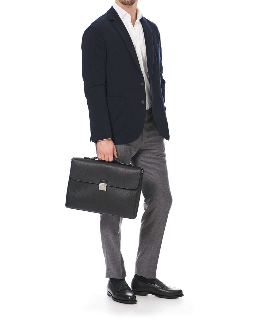Homme | Montblanc MST Soft Grain Single Briefcase Black | Montblanc | MST Soft Grain Single Briefcase Black