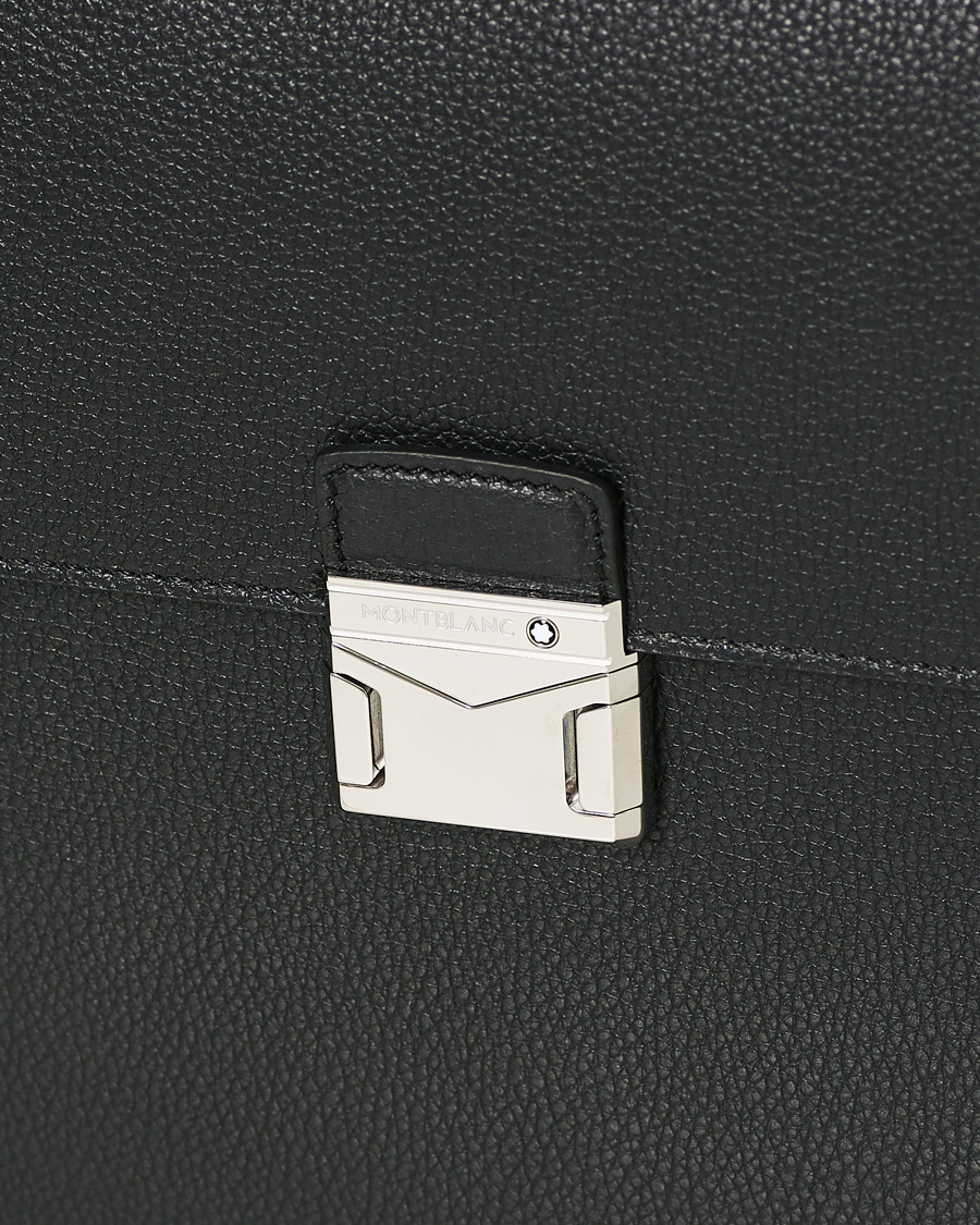 Homme | Montblanc MST Soft Grain Single Briefcase Black | Montblanc | MST Soft Grain Single Briefcase Black