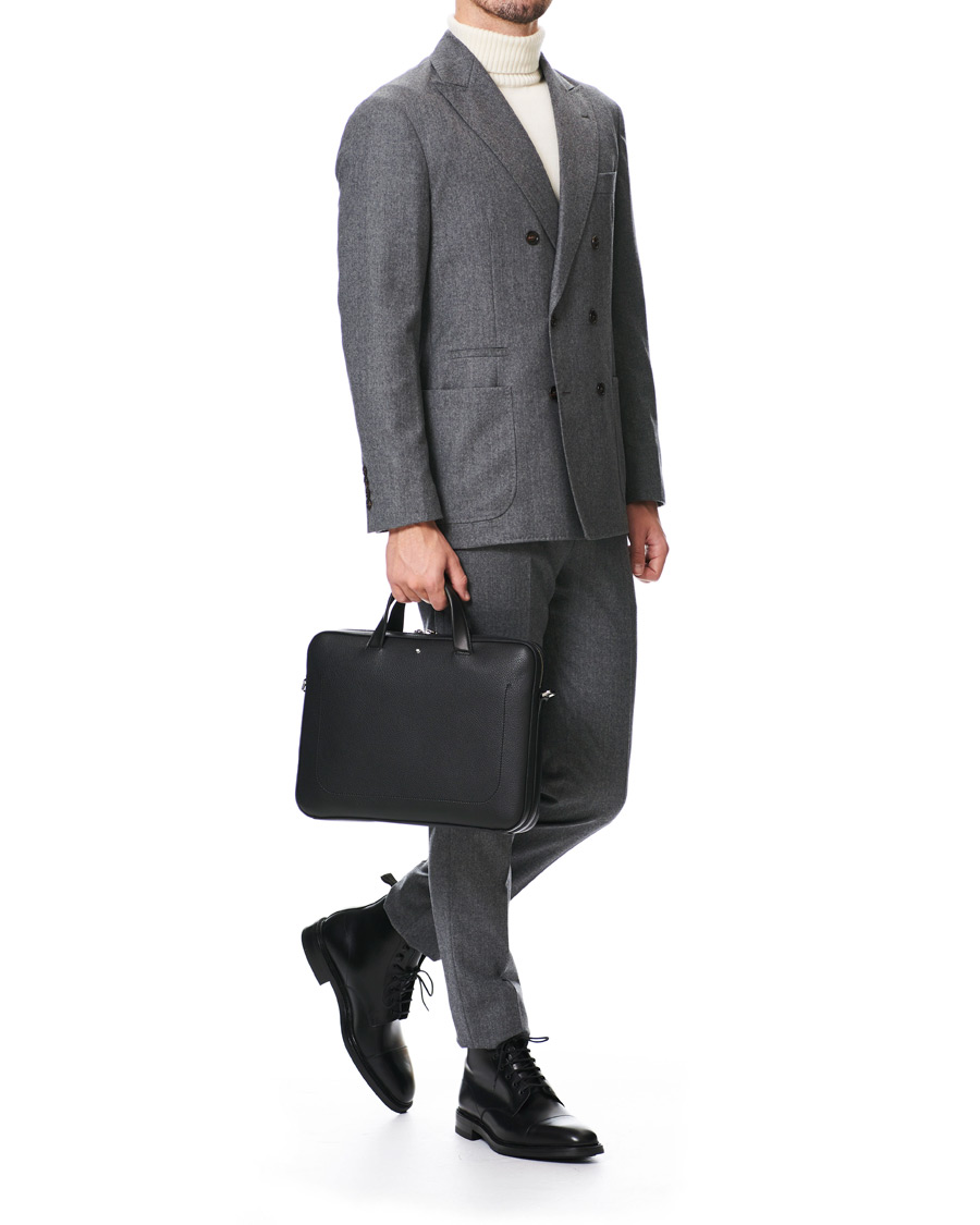 Homme | Montblanc MST Soft Grain Ultra Slim Document Case Black | Montblanc | MST Soft Grain Ultra Slim Document Case Black