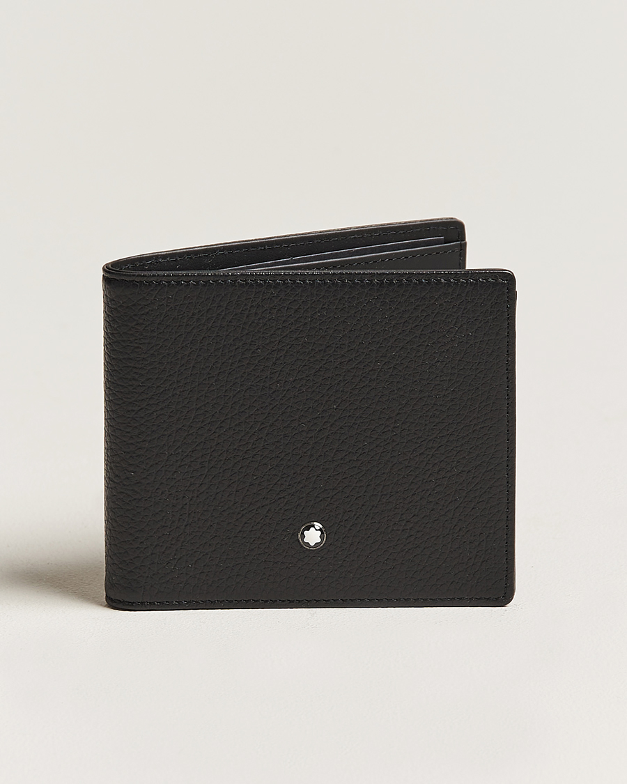 Homme | Montblanc MST Soft Grain Wallet 6cc Black | Montblanc | MST Soft Grain Wallet 6cc Black