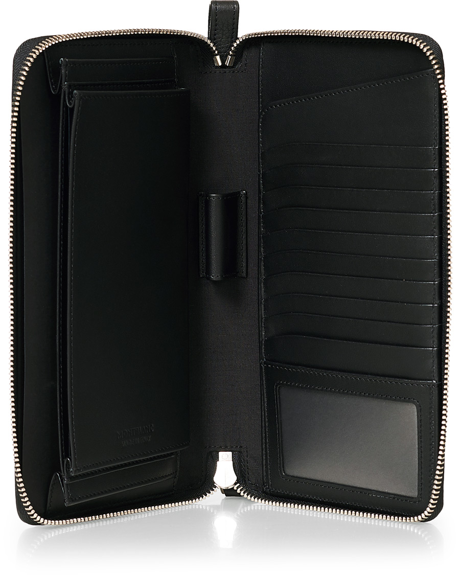 Heren | Montblanc MST Soft Grain Travel Wallet Black | Montblanc | MST Soft Grain Travel Wallet Black