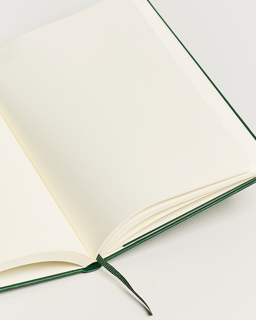 Homme | Moleskine Plain Hard Notebook Large Myrtle Green | Moleskine | Plain Hard Notebook Large Myrtle Green