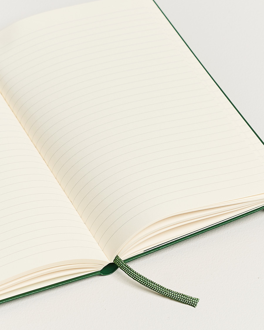 Homme | Moleskine Ruled Hard Notebook Large Myrtle Green | Moleskine | Ruled Hard Notebook Large Myrtle Green