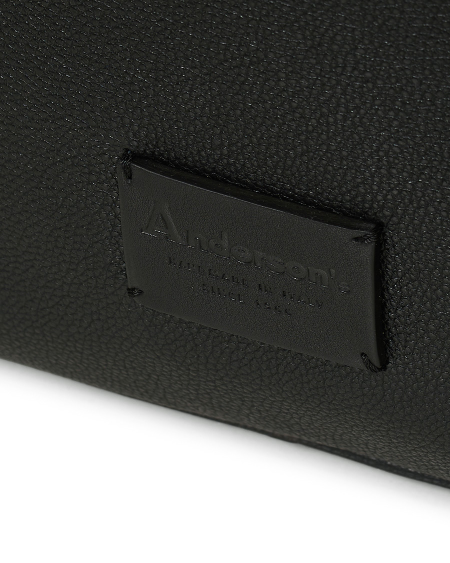 Homme | Anderson's Full Grain Leather Backpack Black | Anderson's | Full Grain Leather Backpack Black