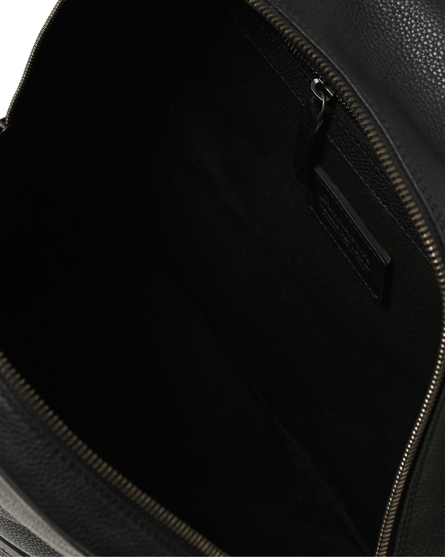 Homme | Anderson's Full Grain Leather Backpack Black | Anderson's | Full Grain Leather Backpack Black
