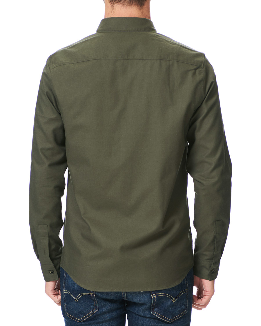 Homme | Chemises | A.P.C. | Chicago Flannel Shirt Dark Green
