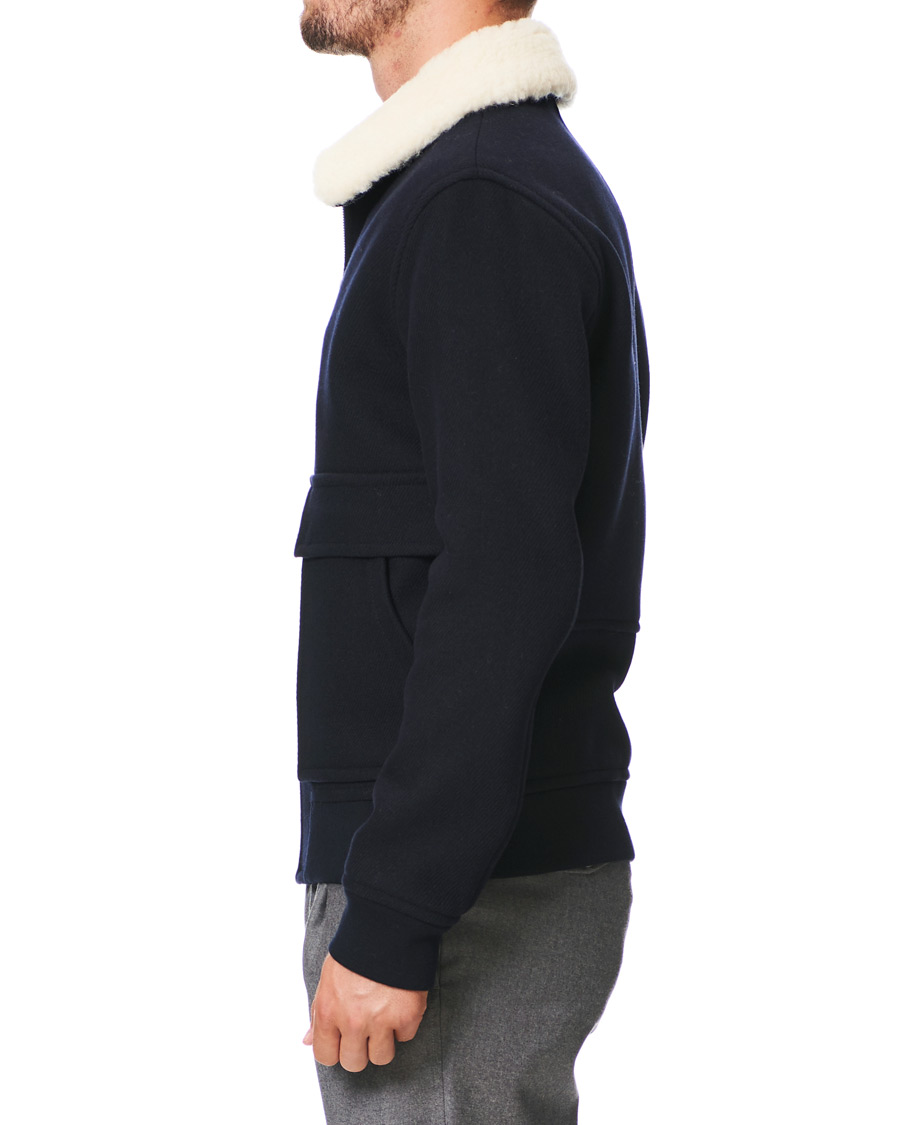 Homme | Manteaux Et Vestes | A.P.C. | Bronze Blouson Jacket Navy