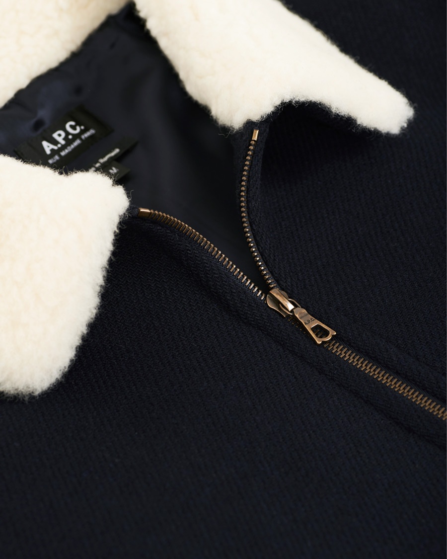 Homme | Manteaux Et Vestes | A.P.C. | Bronze Blouson Jacket Navy