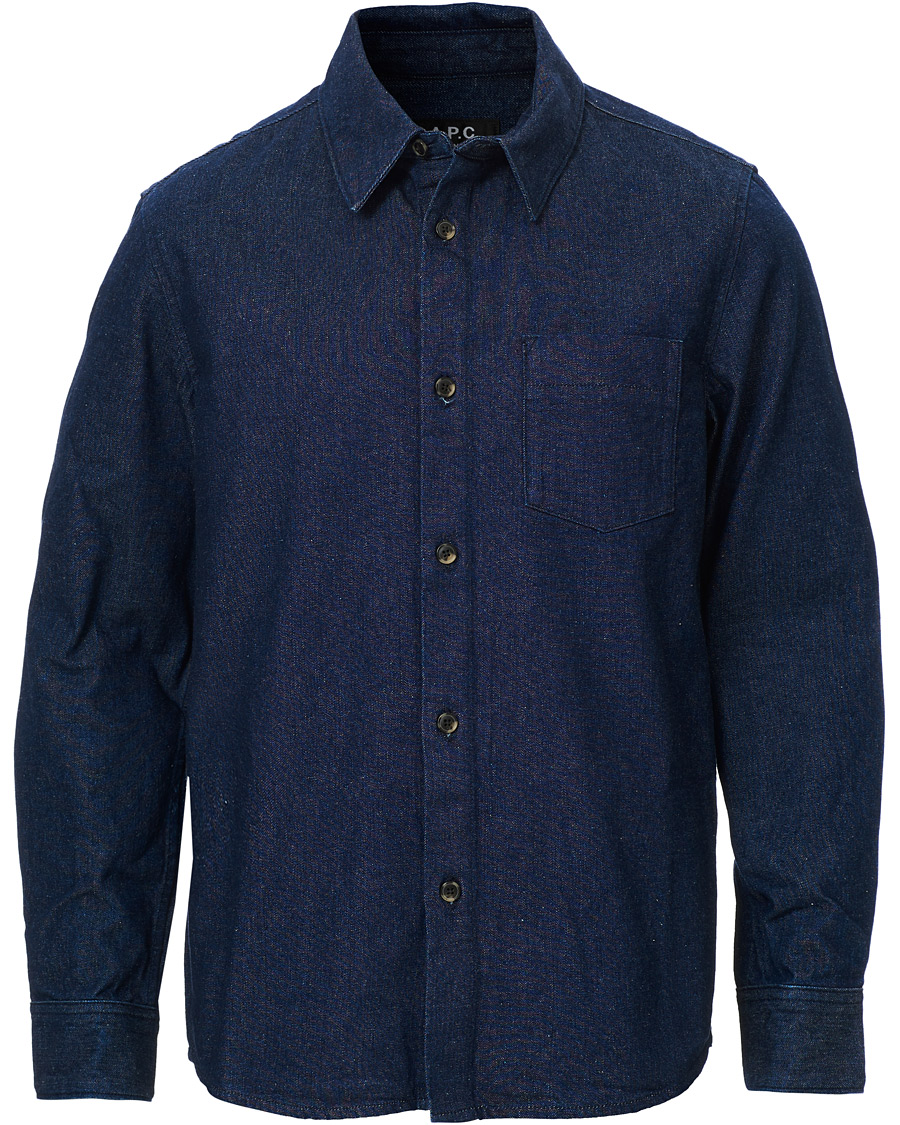 Heren | Overhemden | A.P.C. | Victor Denim Overshirt Indigo