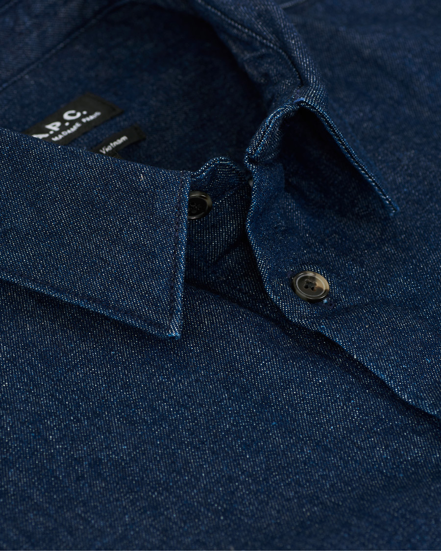 Heren | Overhemden | A.P.C. | Victor Denim Overshirt Indigo