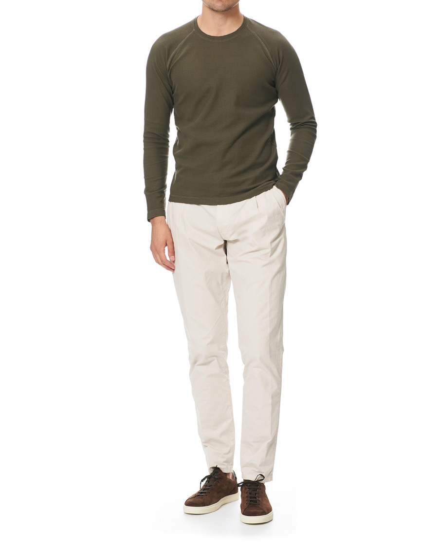 Homme | T-shirts | Aspesi | Long Sleeve Raglan T-Shirt Military