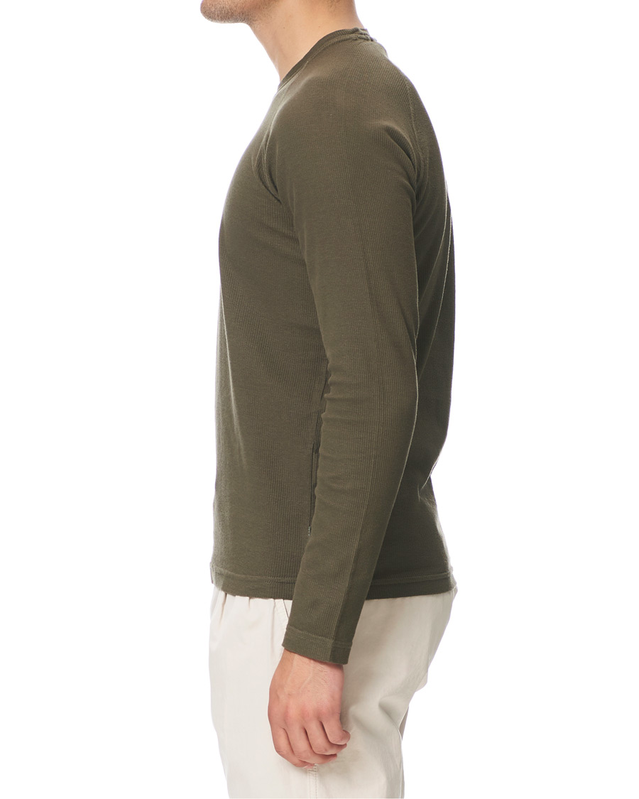 Homme | T-shirts | Aspesi | Long Sleeve Raglan T-Shirt Military