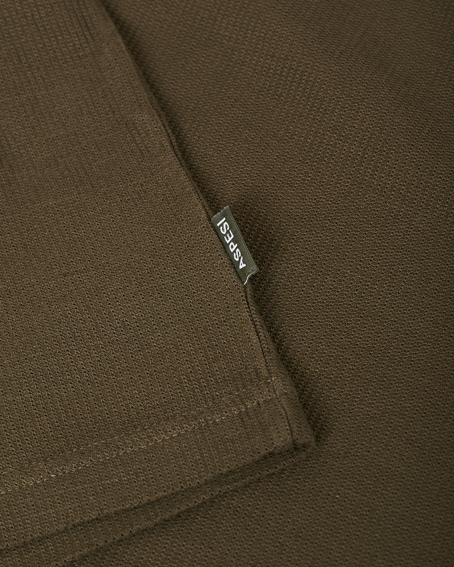 Homme | T-shirts | Aspesi | Long Sleeve Raglan T-Shirt Military
