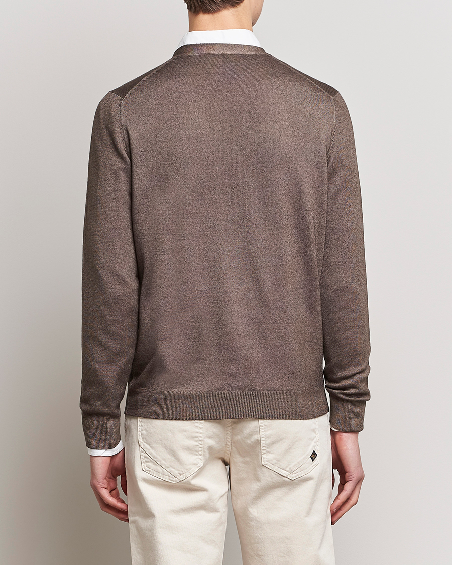 Homme | Pulls Et Tricots | Gran Sasso | Vintage Merino Fashion Fit Cardigan Beige