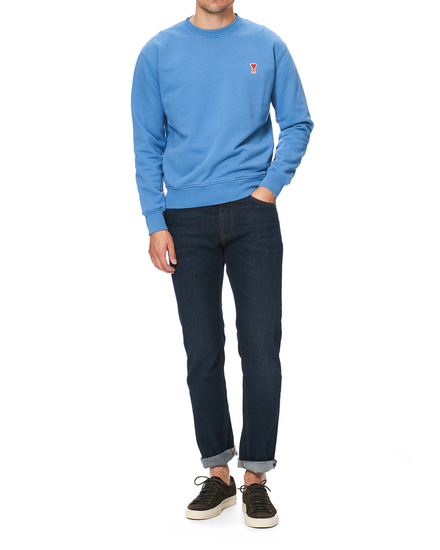 Homme | Pulls Et Tricots | AMI | Heart Logo Sweatshirt Blue