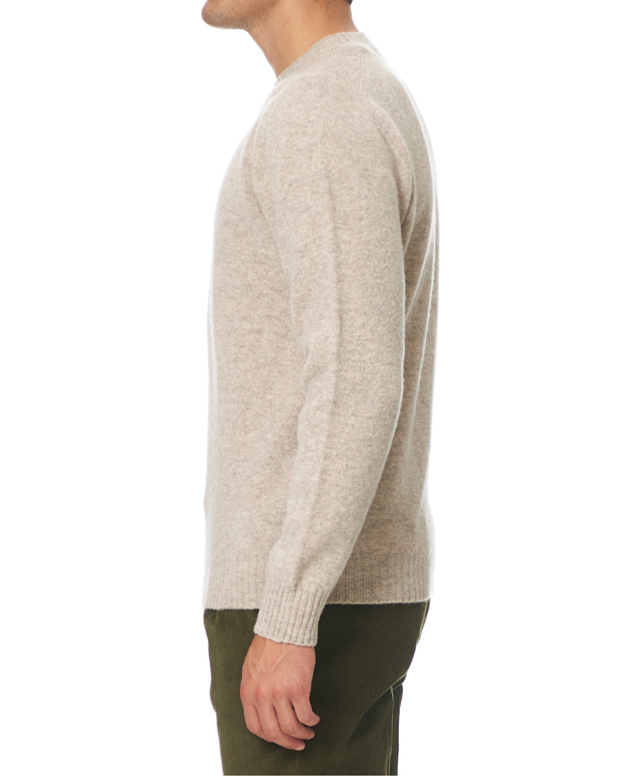 Homme | Pulls Et Tricots | Altea | Shetland Crew Neck Sweater Sand