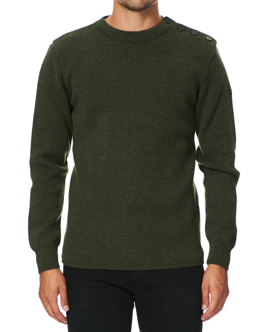 Homme | Pulls Et Tricots | Armor-lux | Fouesnant Classic Sweater Dark Green