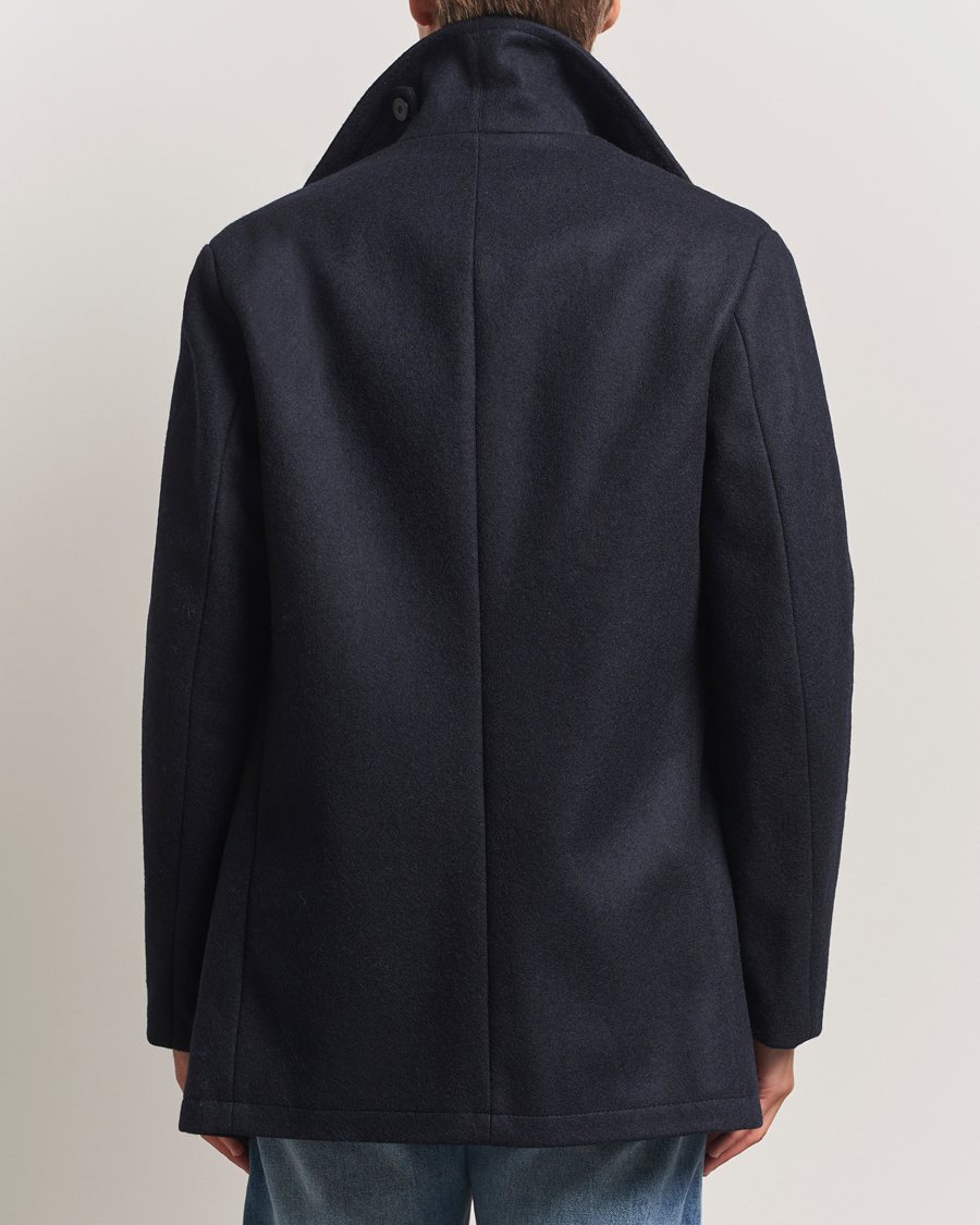 Homme | Manteaux Et Vestes | Armor-lux | Kermor Wool Peacoat Navy 46