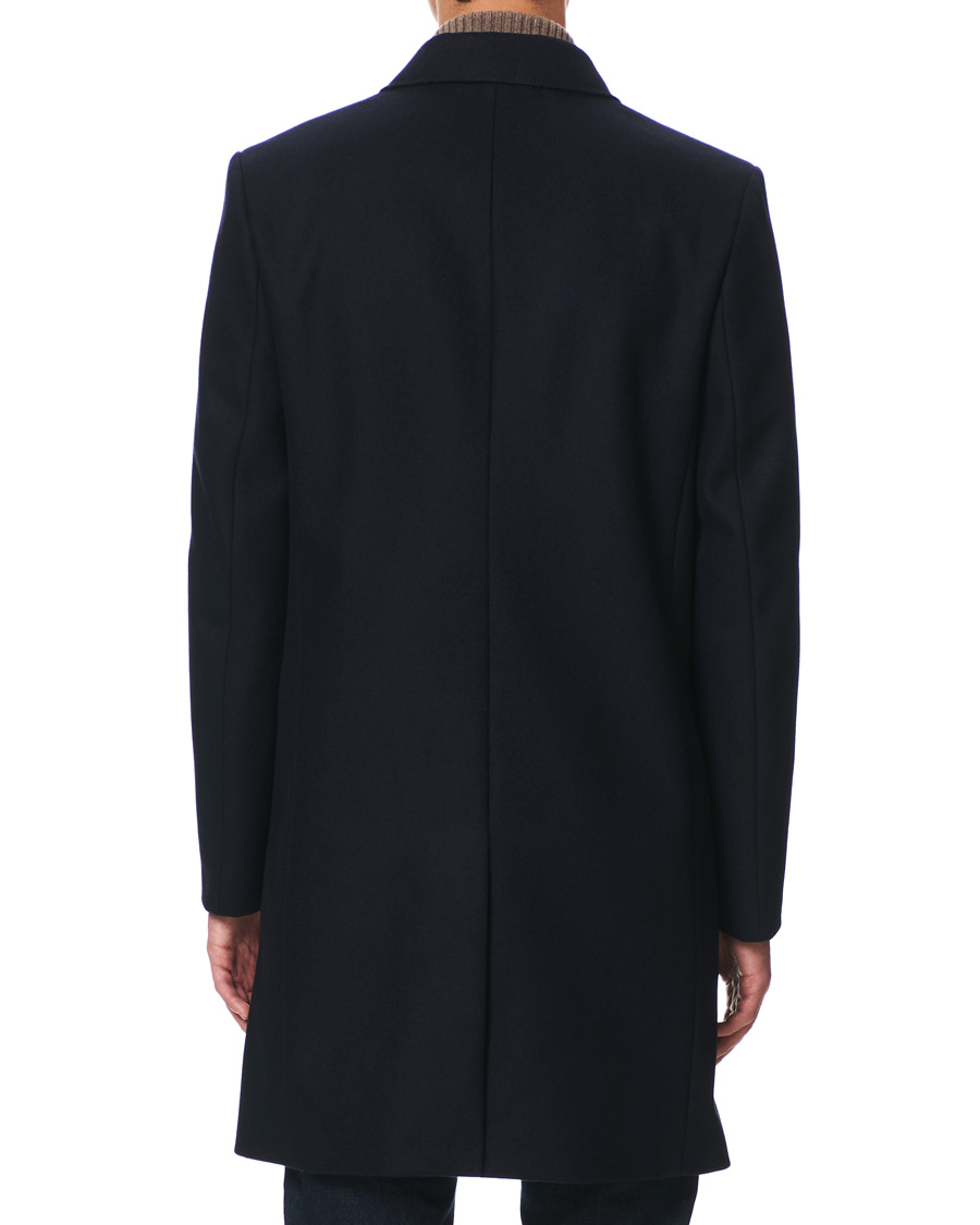 Homme | Manteaux Et Vestes | Filippa K | Rhine Recycled Melton Wool Coat Navy