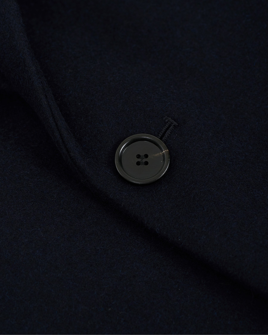 Homme | Manteaux Et Vestes | Filippa K | Rhine Recycled Melton Wool Coat Navy