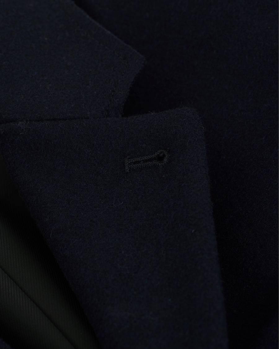 Homme | Manteaux Et Vestes | Filippa K | Rhine Recycled Melton Wool Coat Navy