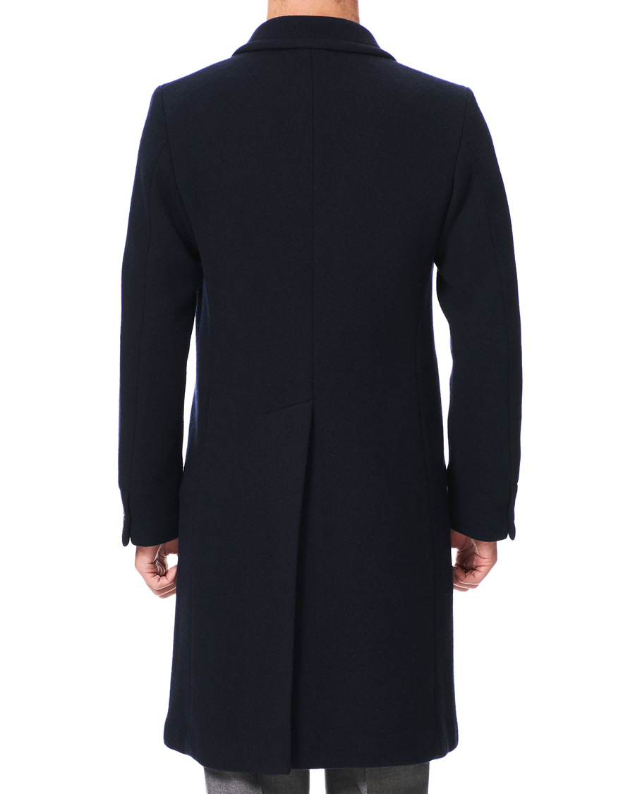 Homme | Manteaux Et Vestes | Barena | Soft Double Breasted Wool Coat Navy