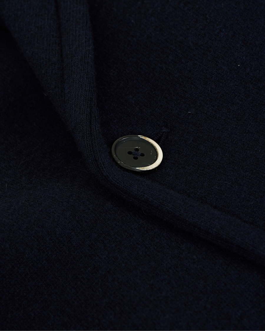 Homme | Manteaux Et Vestes | Barena | Soft Double Breasted Wool Coat Navy