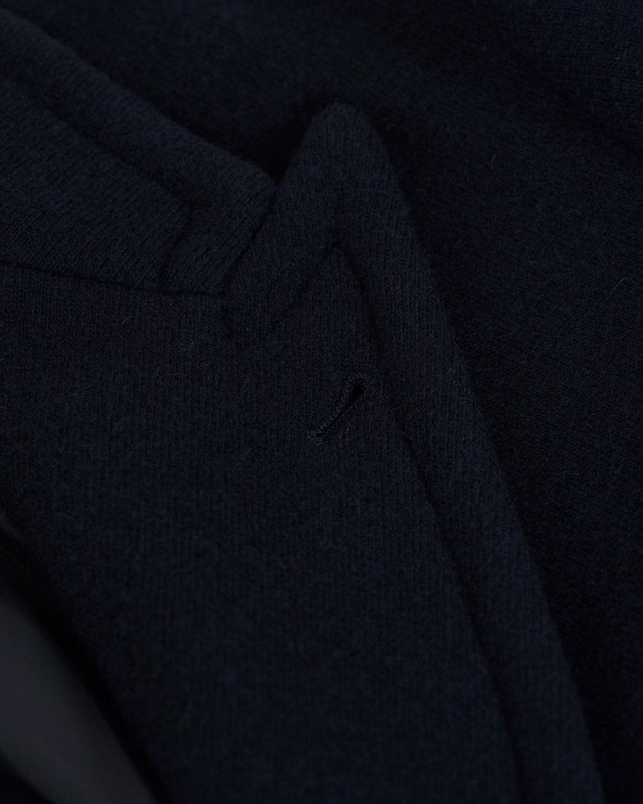 Homme | Manteaux Et Vestes | Barena | Soft Double Breasted Wool Coat Navy