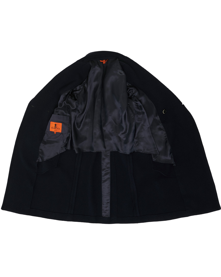Homme | Manteaux Et Vestes | Barena | Soft Double Breasted Wool Coat Navy