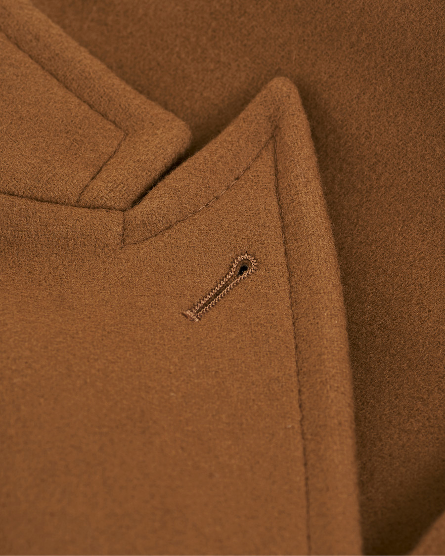 Homme | Manteaux Et Vestes | Boglioli | Double Breasted Wool Coat Brown