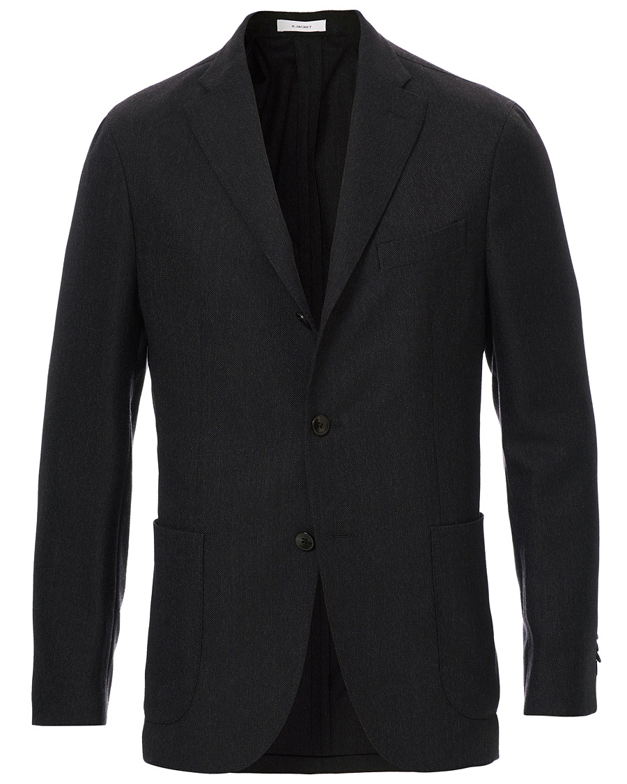 Homme | Blazers | Boglioli | K Jacket Hopsack Blazer Charcoal