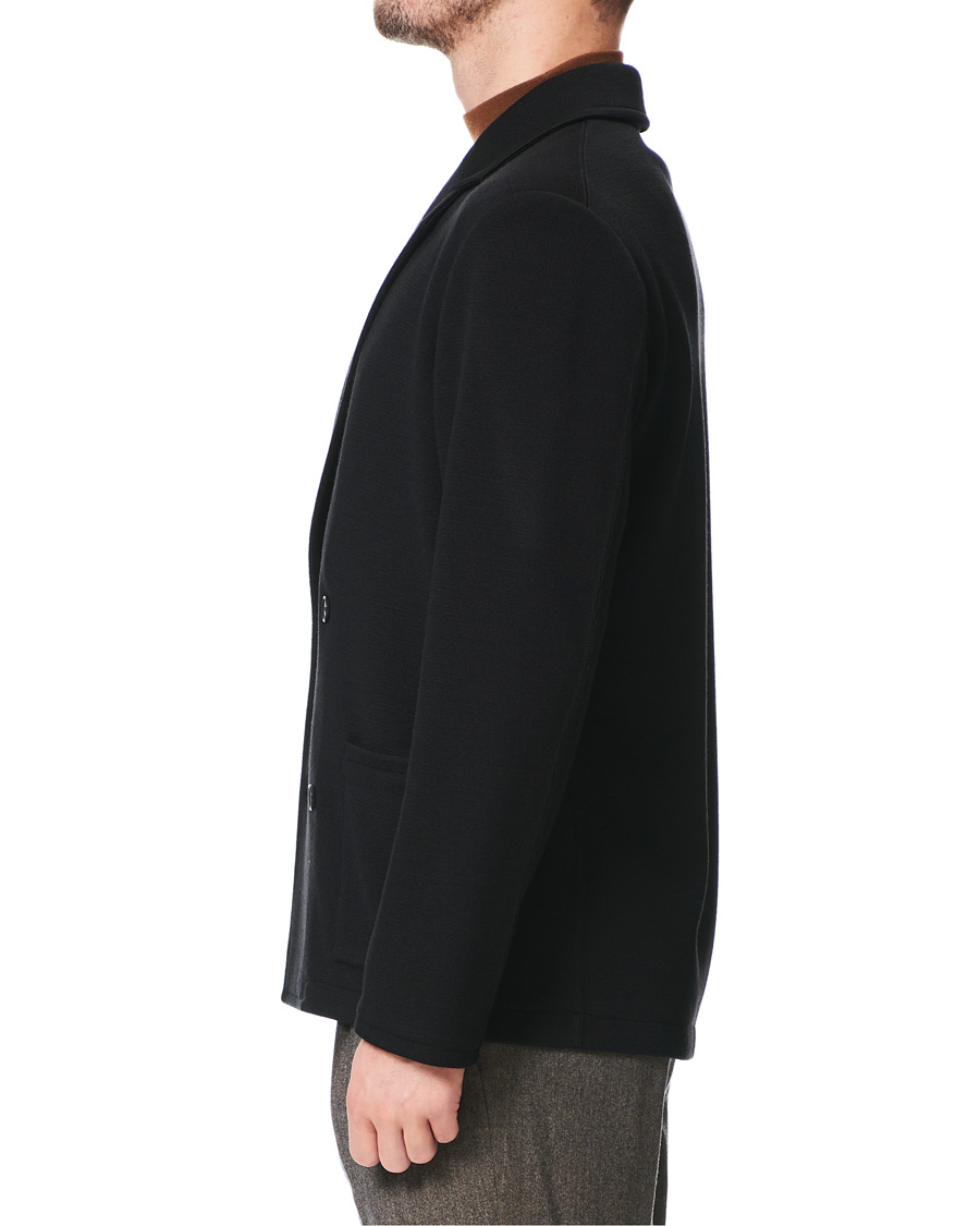 Homme | Blazers | Camoshita | Knitted Cardigan Blazer Navy