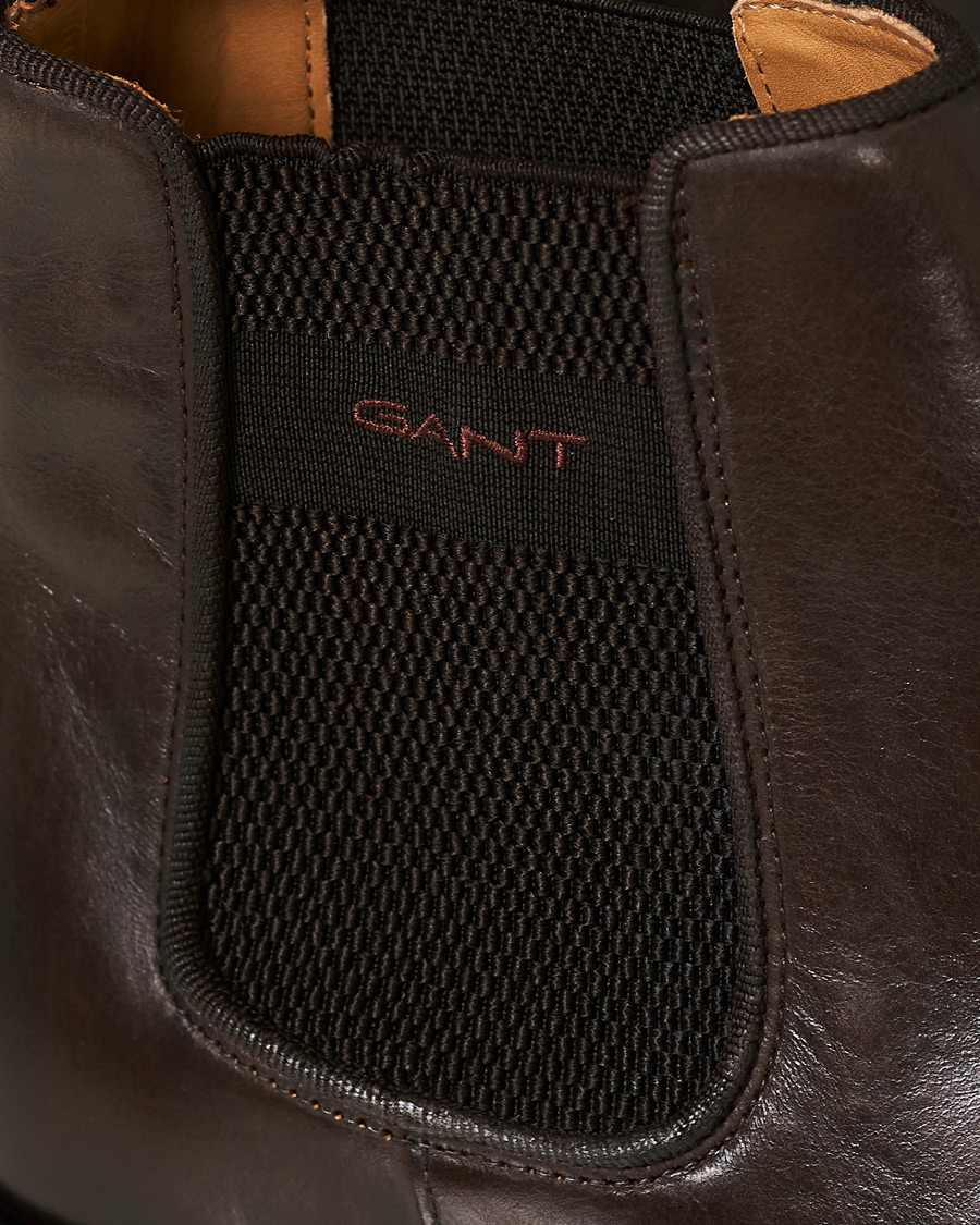 Homme | GANT Flairville Chelsea Boot Dark Brown Calf 40 | GANT | Flairville Chelsea Boot Dark Brown Calf 40