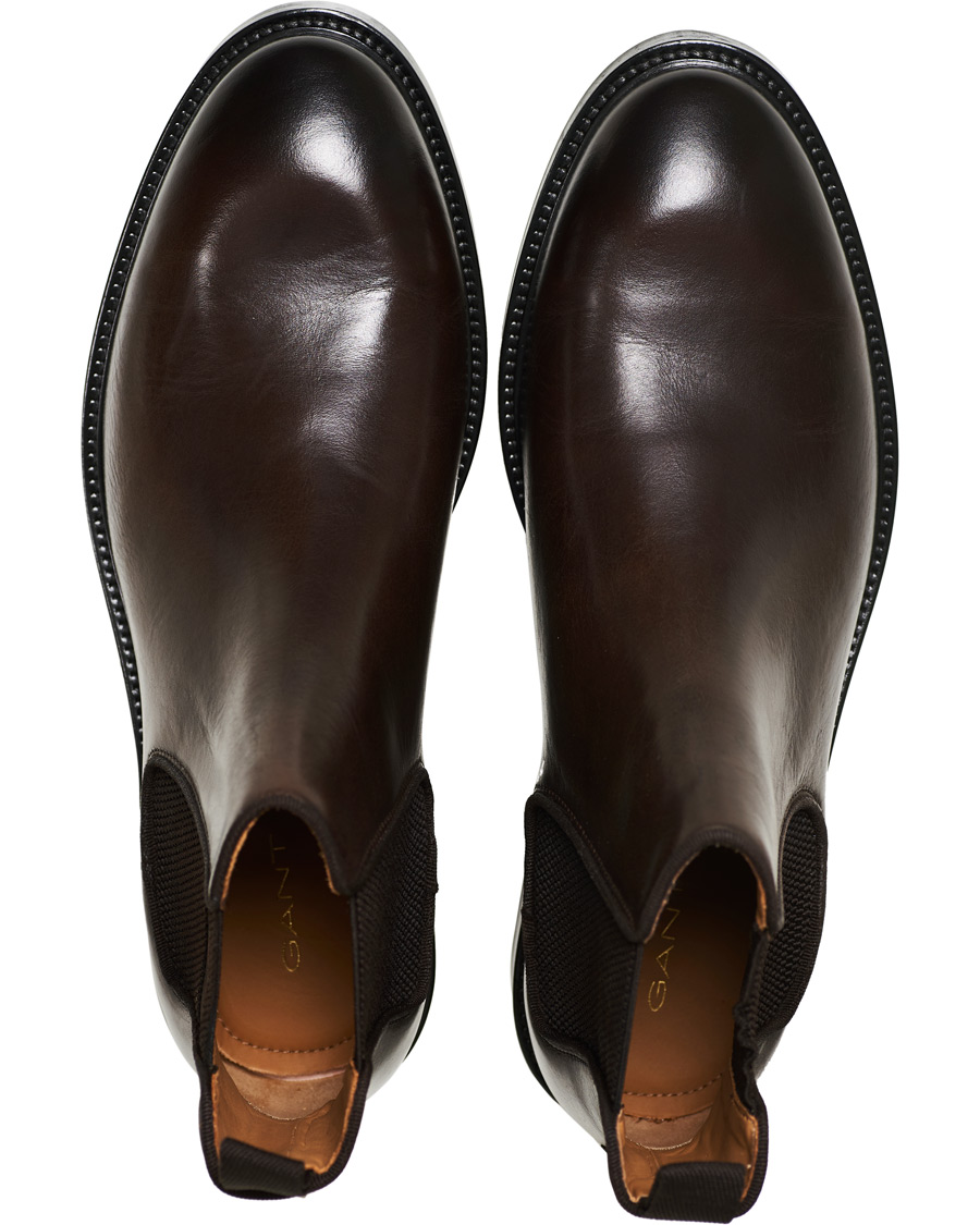 Homme | GANT Flairville Chelsea Boot Dark Brown Calf 40 | GANT | Flairville Chelsea Boot Dark Brown Calf 40