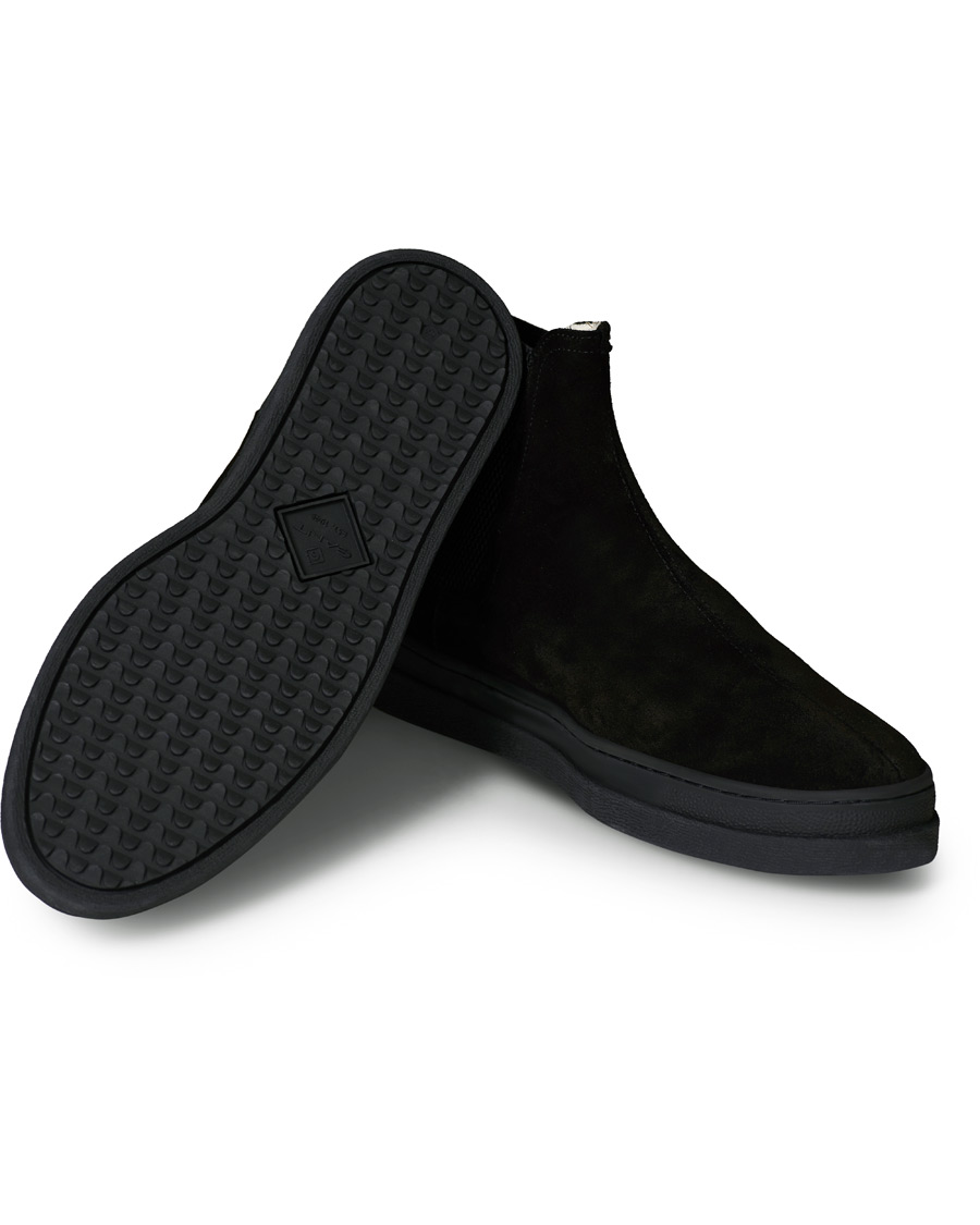 Heren | GANT Cloyd Shearling Chelsea Boot Black Suede | GANT | Cloyd Shearling Chelsea Boot Black Suede