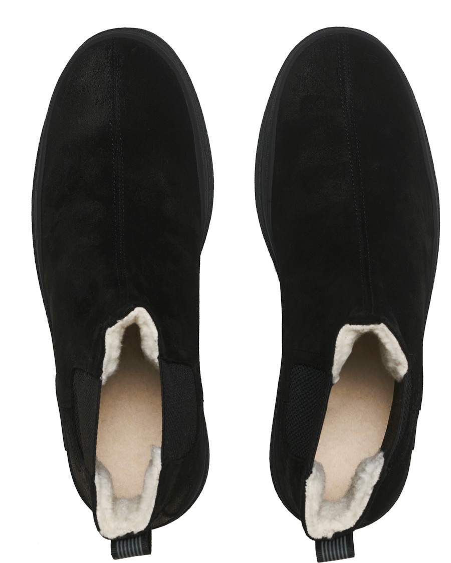 Heren | GANT Cloyd Shearling Chelsea Boot Black Suede | GANT | Cloyd Shearling Chelsea Boot Black Suede
