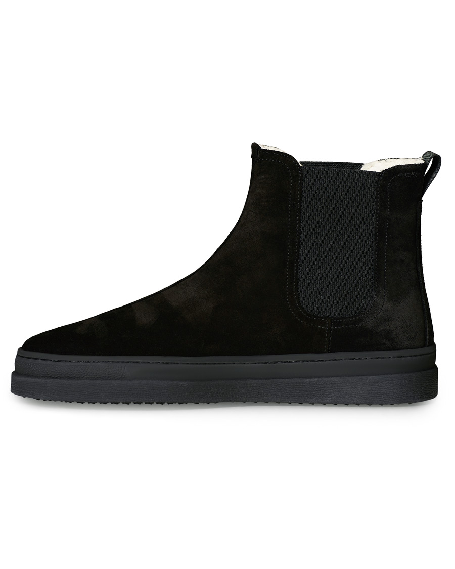 Heren | GANT Cloyd Shearling Chelsea Boot Black Suede | GANT | Cloyd Shearling Chelsea Boot Black Suede