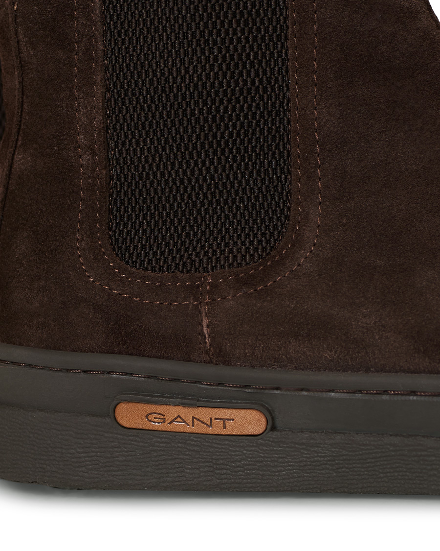 Heren | GANT Cloyd Shearling Chelsea Boot Dark Brown Suede | GANT | Cloyd Shearling Chelsea Boot Dark Brown Suede