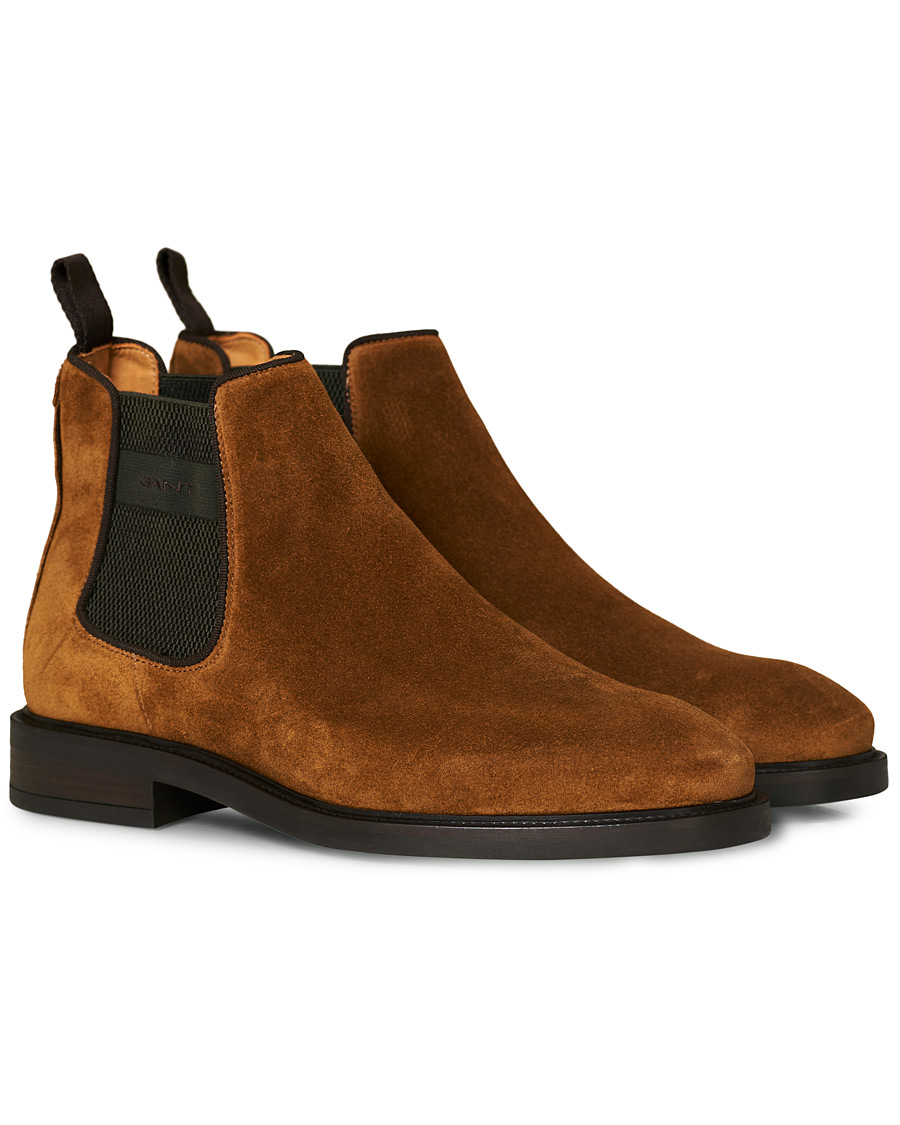 Homme | GANT Flairville Chelsea Boot Tobacco Brown Suede | GANT | Flairville Chelsea Boot Tobacco Brown Suede