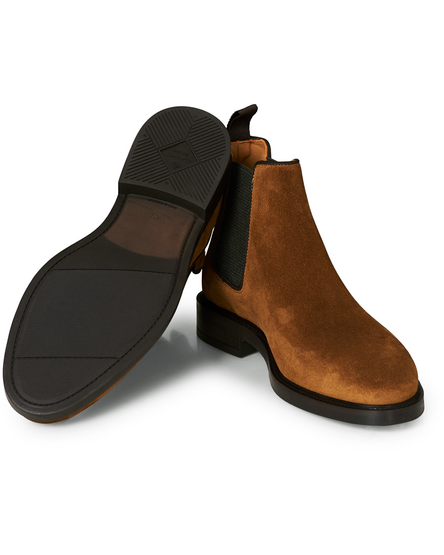 Homme | GANT Flairville Chelsea Boot Tobacco Brown Suede | GANT | Flairville Chelsea Boot Tobacco Brown Suede