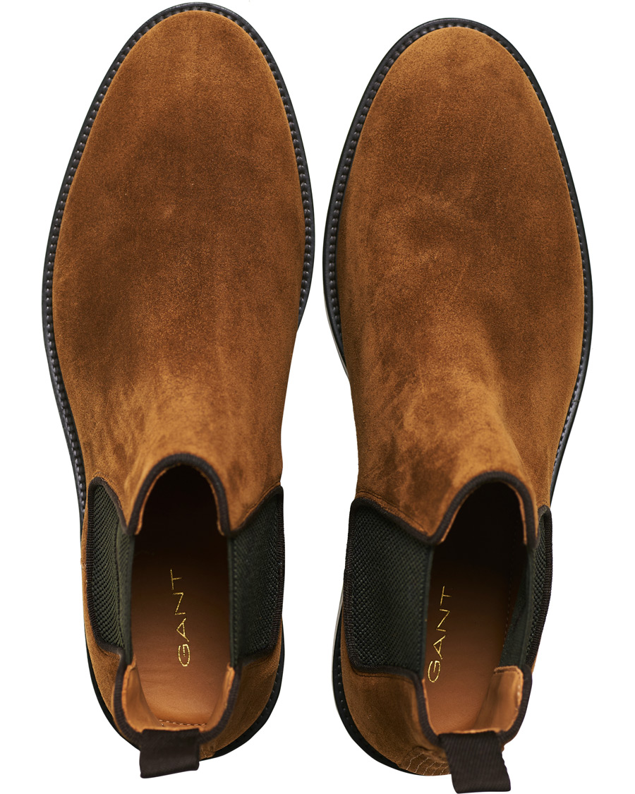 Homme | GANT Flairville Chelsea Boot Tobacco Brown Suede | GANT | Flairville Chelsea Boot Tobacco Brown Suede