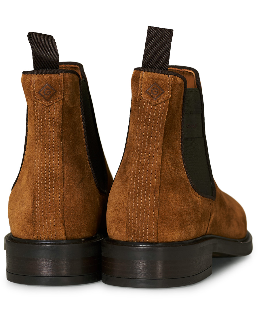Homme | GANT Flairville Chelsea Boot Tobacco Brown Suede | GANT | Flairville Chelsea Boot Tobacco Brown Suede