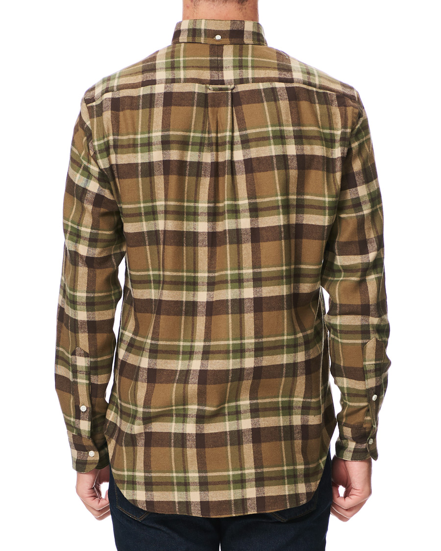 Homme | Chemises | Gitman Vintage | Button Down Country Plaid Shirt Brown/Green