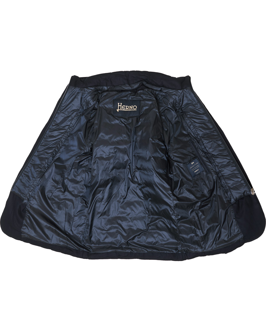 Heren | Jassen | Herno | Flannel Down Jacket Navy